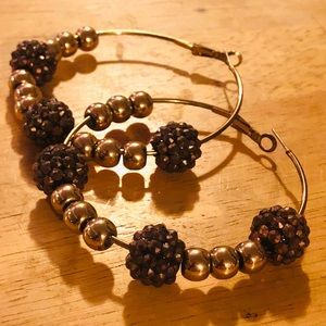 Jewelry - Ball Hoop Earrings Jewelry - Ball Hoop Earrings